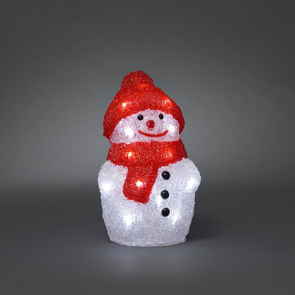 Konstsmide Acrylic Snowman Christmas Light Display Decoration