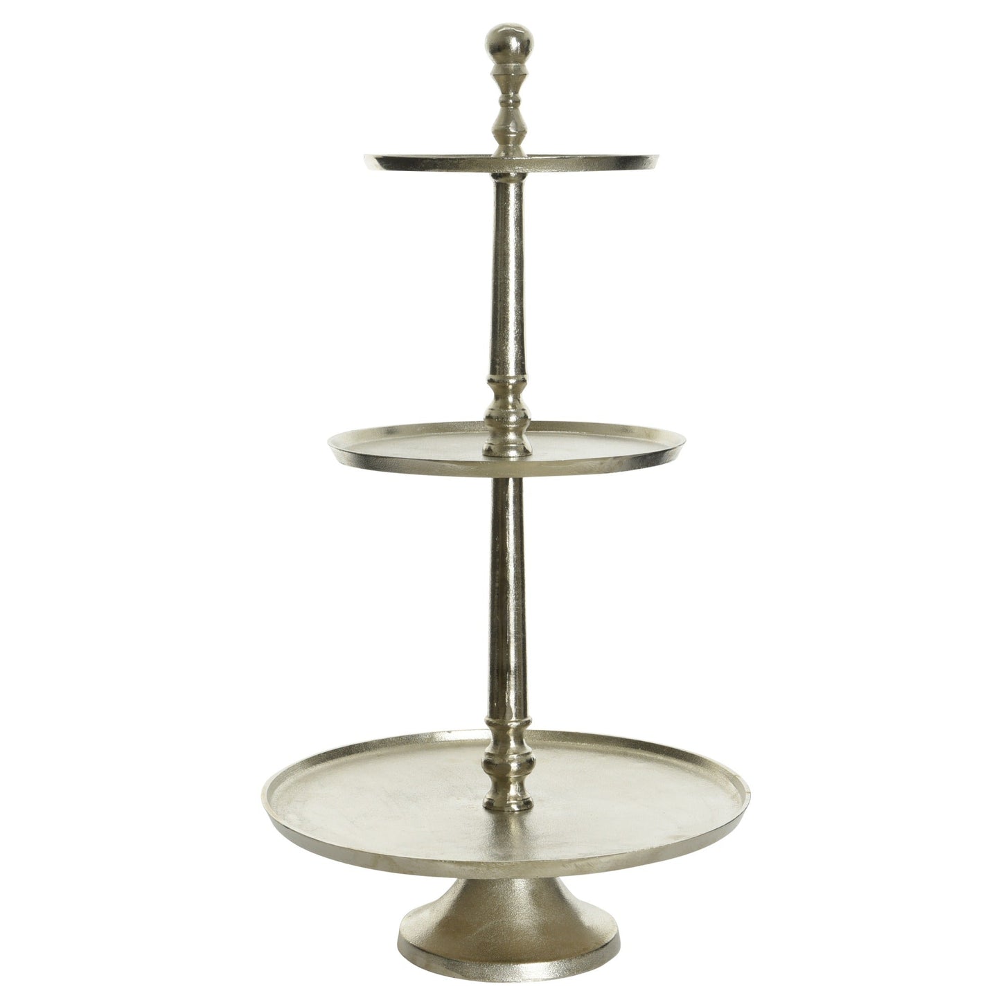 Silver 3 Tier Festive Cake Stand 81cm