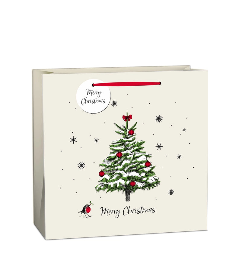 Eco-Friendly Fsc™ Sustainable Christmas Gift Bag Tree Design