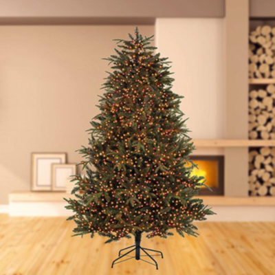 Premier 3000 Red and Vintage Gold LED Treebrights Christmas String Lights