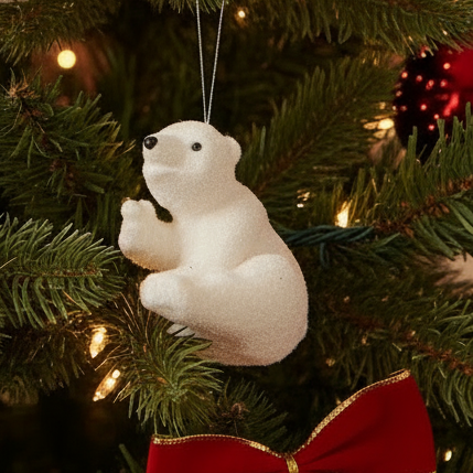 Polar Bear Christmas Hanging Decoration