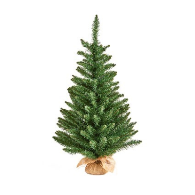 90cm Burlap Mini Christmas Tree