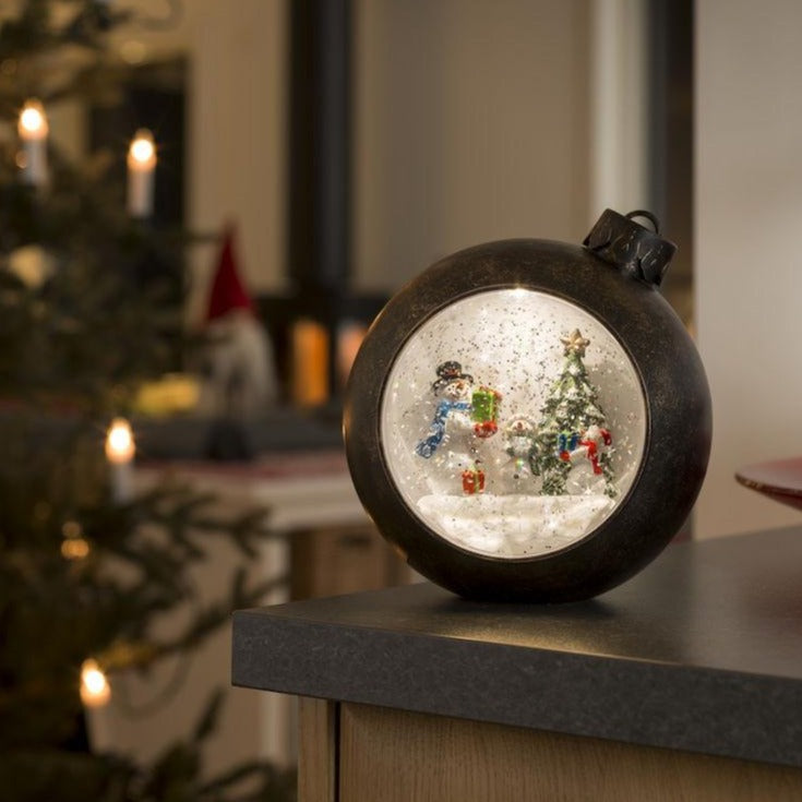 Konstsmide Christmas Bauble Snowmen Water Lantern – Love Christmas Shop