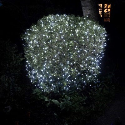 Noma 200 White Multi Function String Lights Battery Operated
