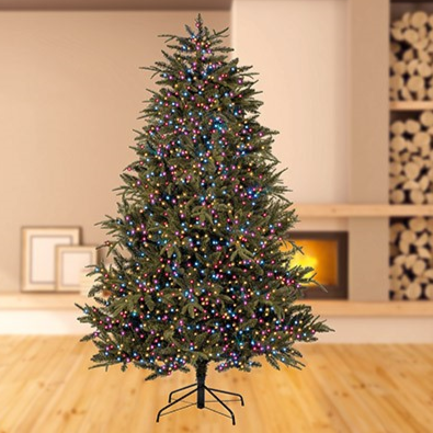 Premier TreeBrights 750 Rainbow LED Christmas String Lights