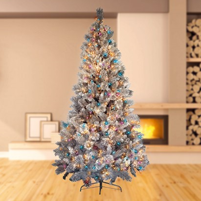 Premier TreeBrights 1000 Rainbow LED Christmas String Lights Clear Cable