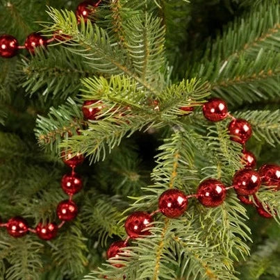 Red Large Bead Christmas Garland 270cm
