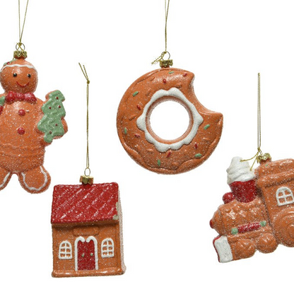 Gingerbread Design Shatterproof Baubles