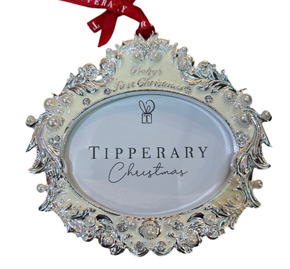 Pearl Baby's 1st Christmas Frame Decoration