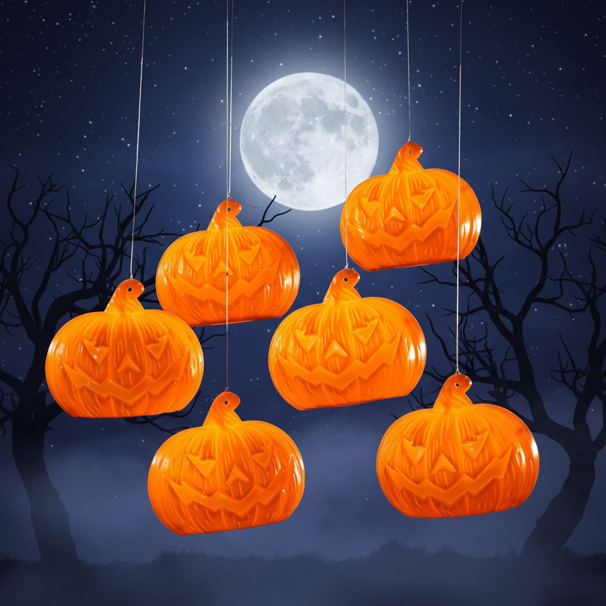 Set of 6 Floating Magic Pumpkin Lights
