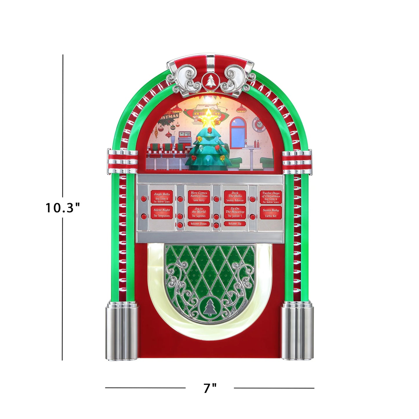 Mr Christmas Rock-O-Rama Juke Box Ornament