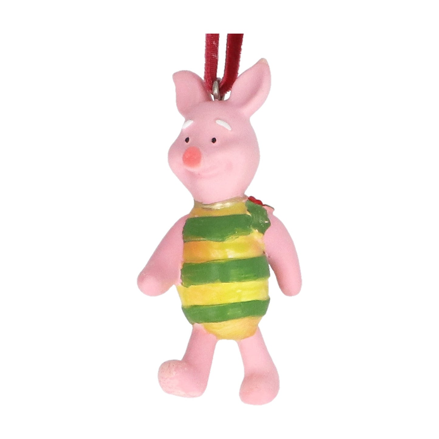 Resin Piglet Christmas Hanging Decoration