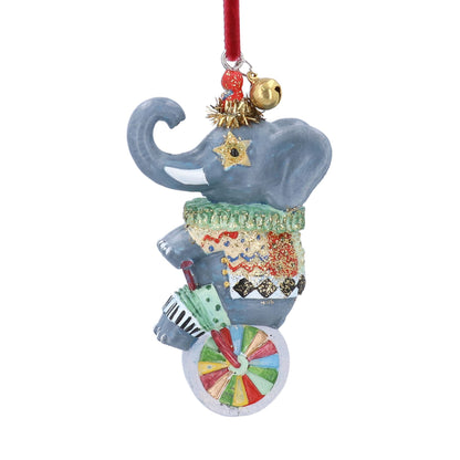 Christmas Circus Elephant Hanging Decoration