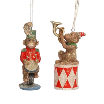 Christmas Circus Monkey Hanging Decoration
