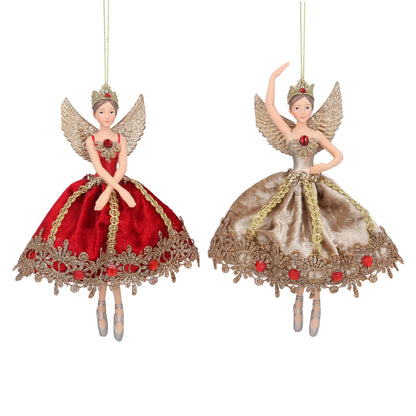 Ballet Fairy Hanging Christmas Tree Decoration