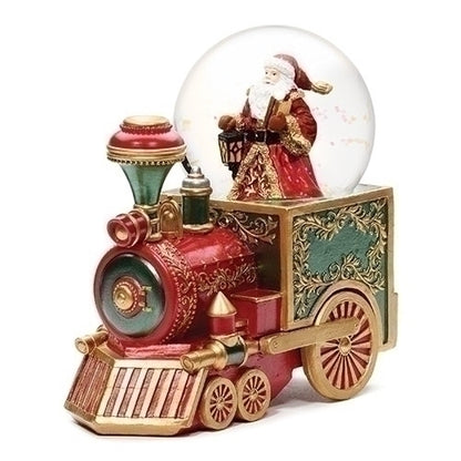 Santa Train Musical Glitter Christmas Snow Globe