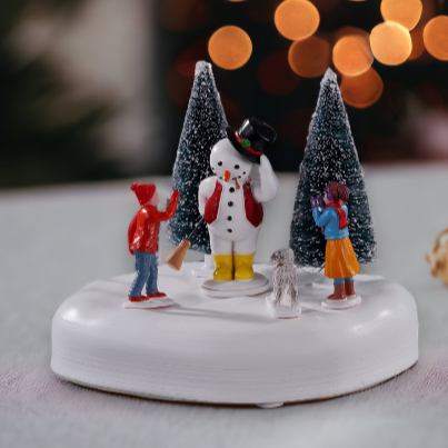 Lemax Frosty Says Hi Christmas Village Decoration