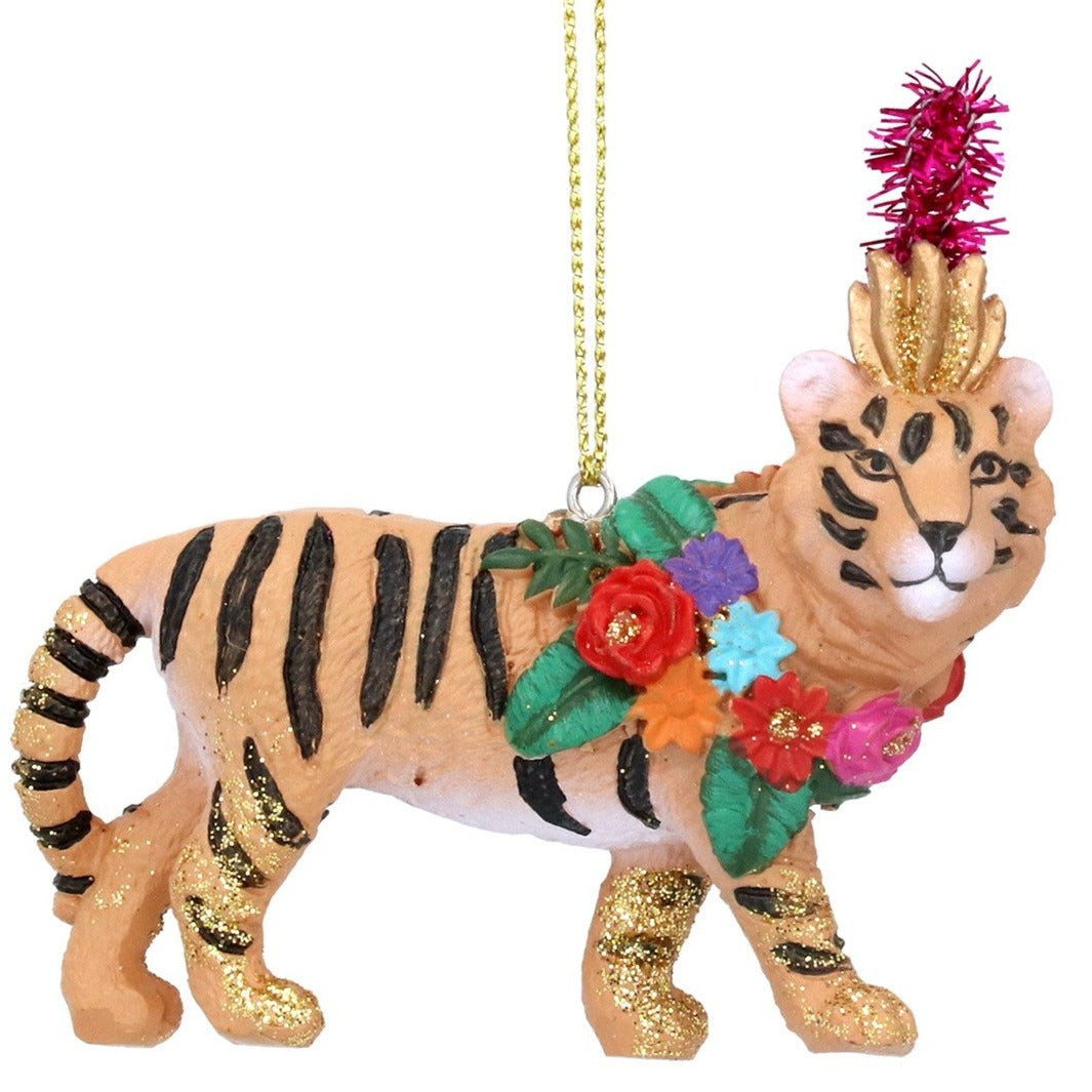 Carnival Tiger Hanging Christmas Tree Decorations