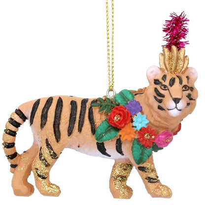 Carnival Tiger Hanging Christmas Tree Decorations