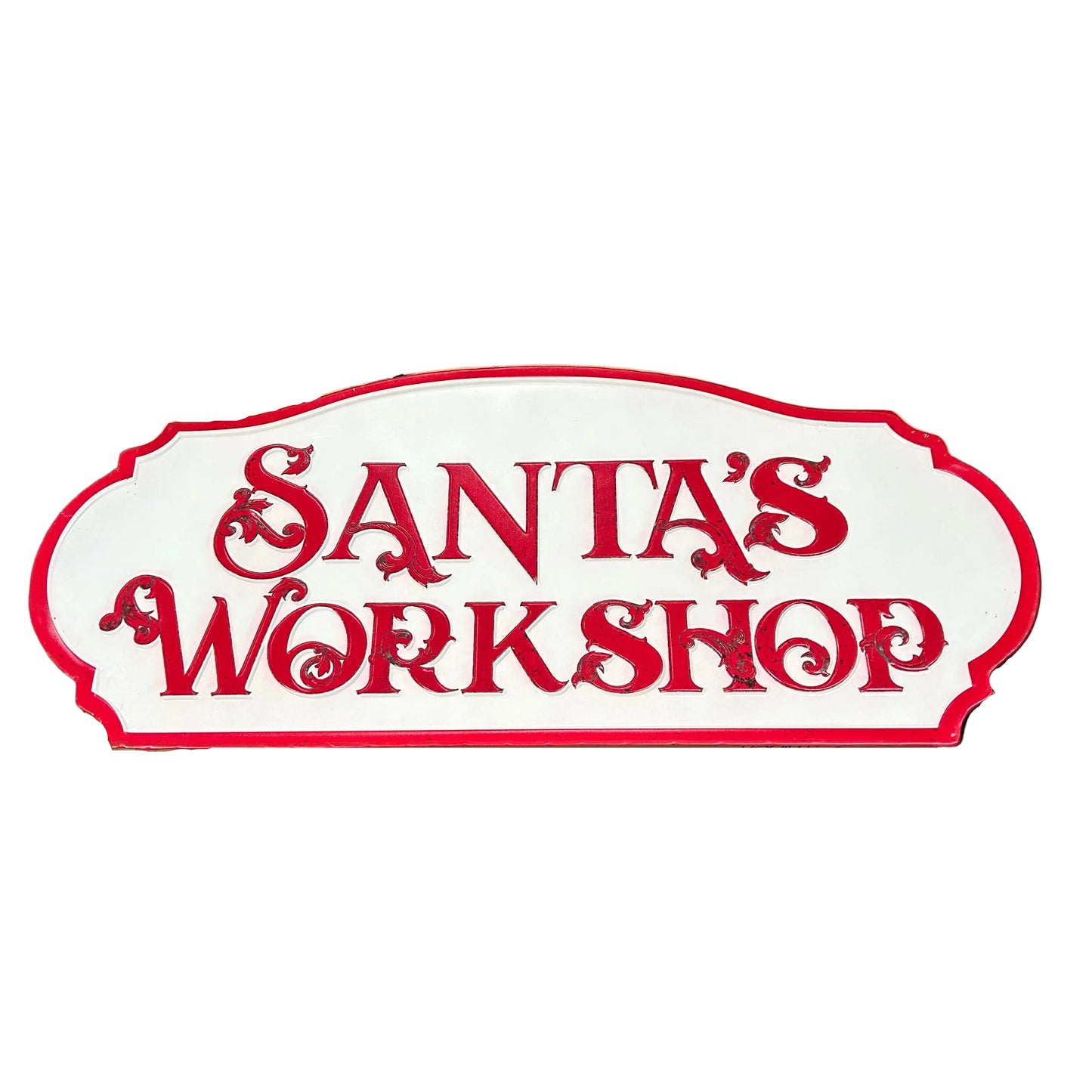 Santa's Workshop Sign