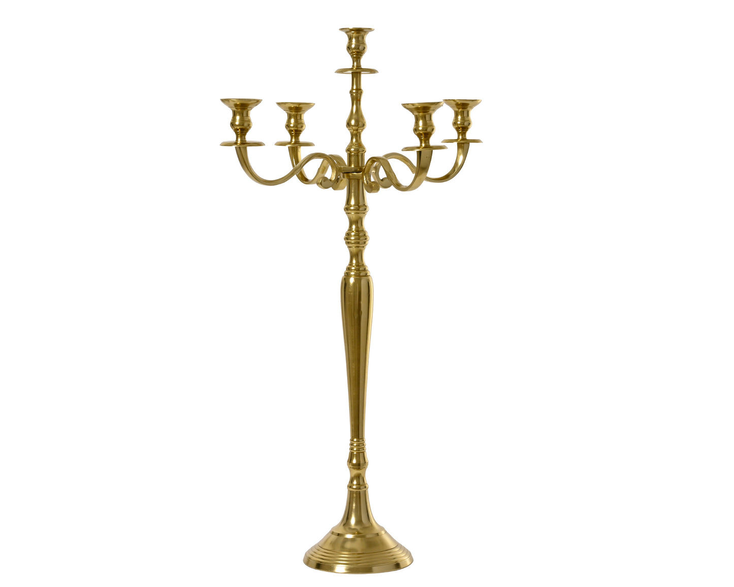 Gold Christmas Candelabra 80cm