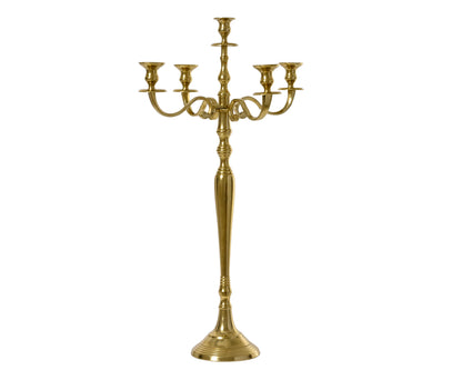 Gold Christmas Candelabra 80cm