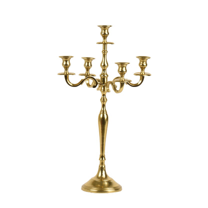 Gold Christmas Candelabra 60cm