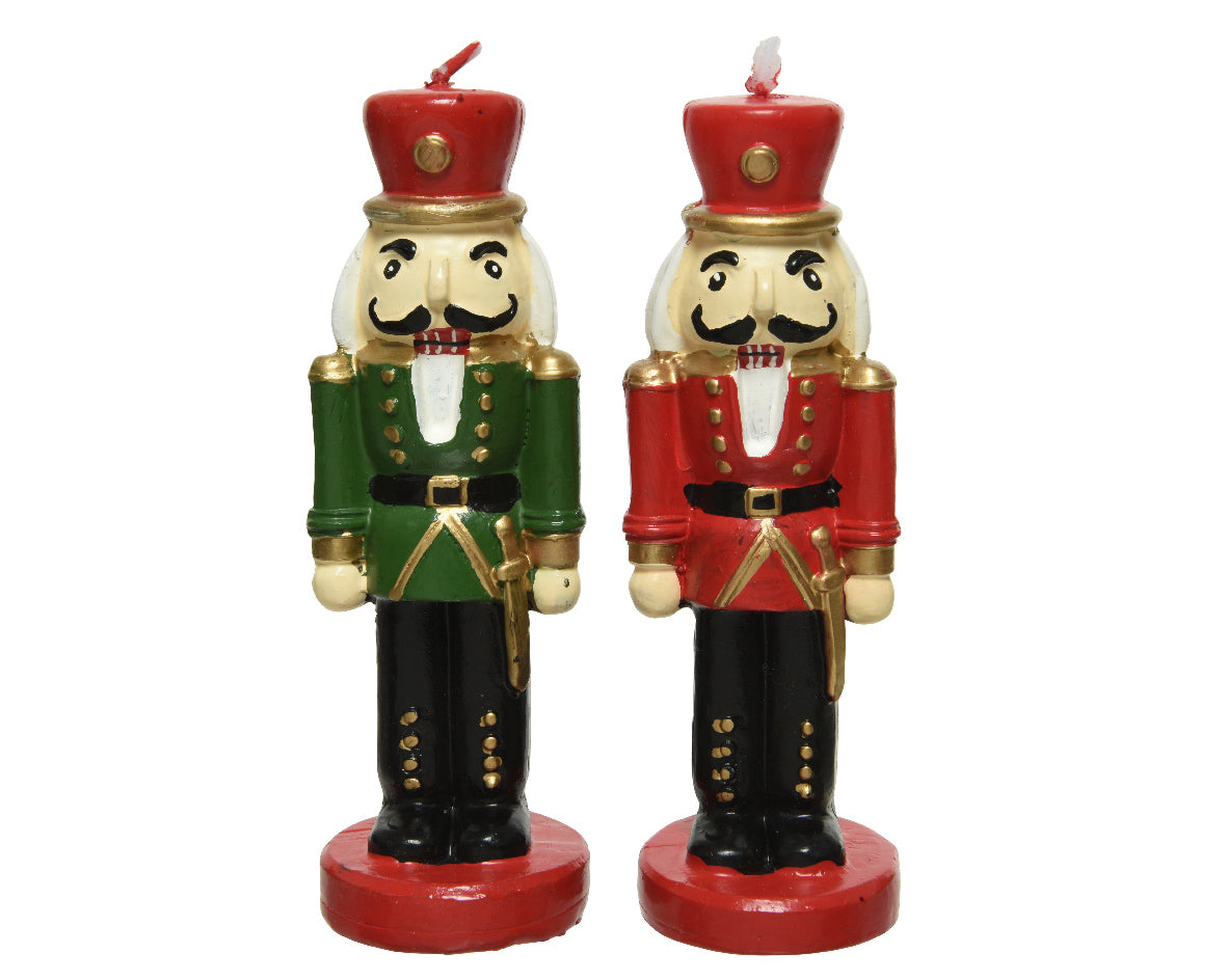 Christmas Nutcracker Real Wax Candle