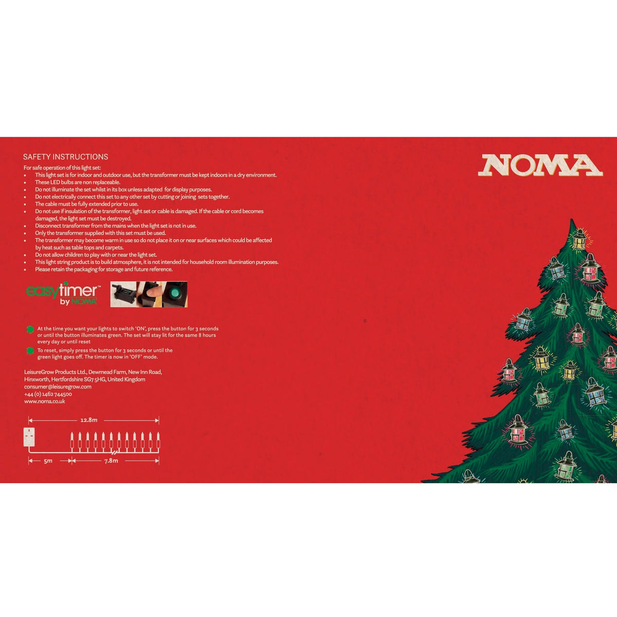 Noma 40 Victorian Lantern LED Classic String Lights
