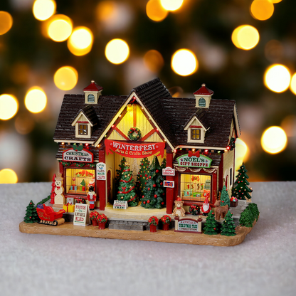 Lemax Winterfest Arts & Crafts Show Decoration