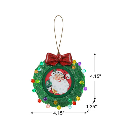 Mr Christmas Recordable Wreath Frame Hanging Ornament