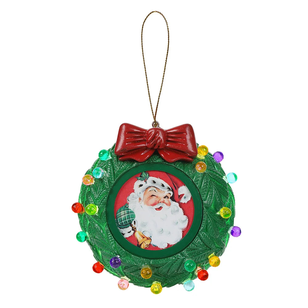 Mr Christmas Recordable Wreath Frame Hanging Ornament