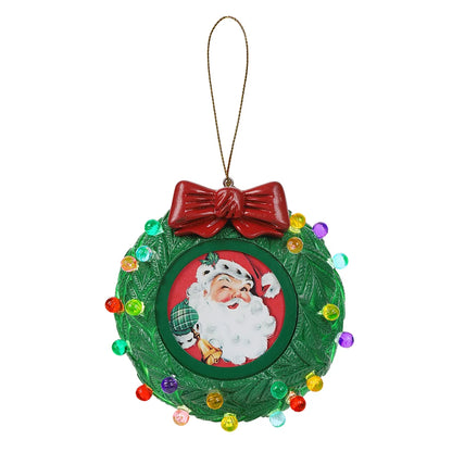 Mr Christmas Recordable Wreath Frame Hanging Ornament