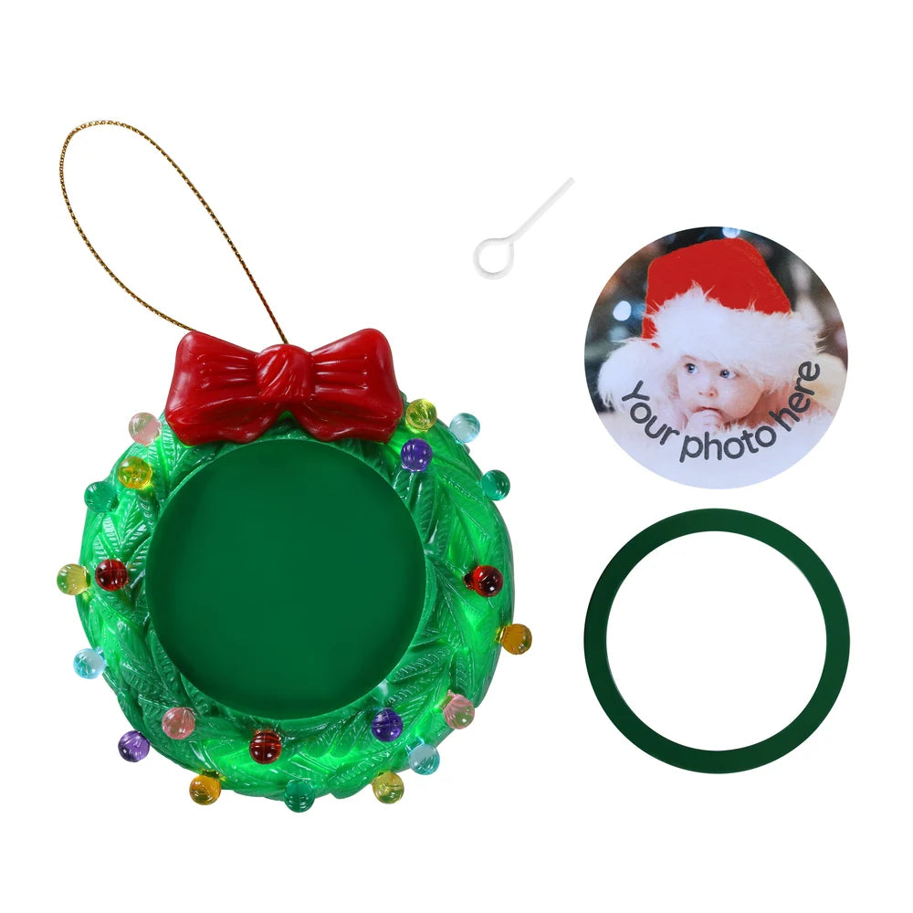 Mr Christmas Recordable Wreath Frame Hanging Ornament