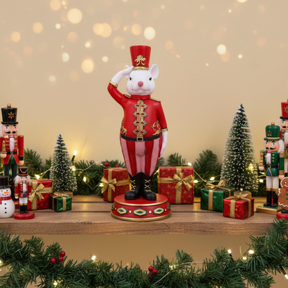 Soldier Mouse Christmas Ornament 28cm