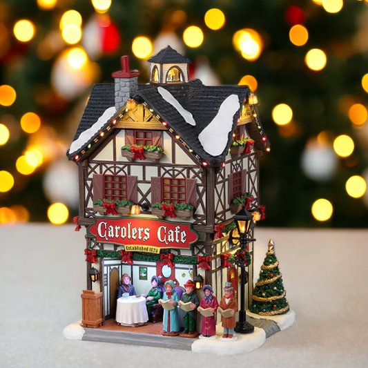Lemax Carolers Cafe Decoration
