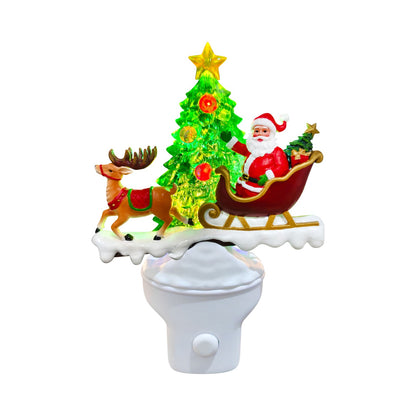 Santa LED Plug In Christmas Nightlight 15cm