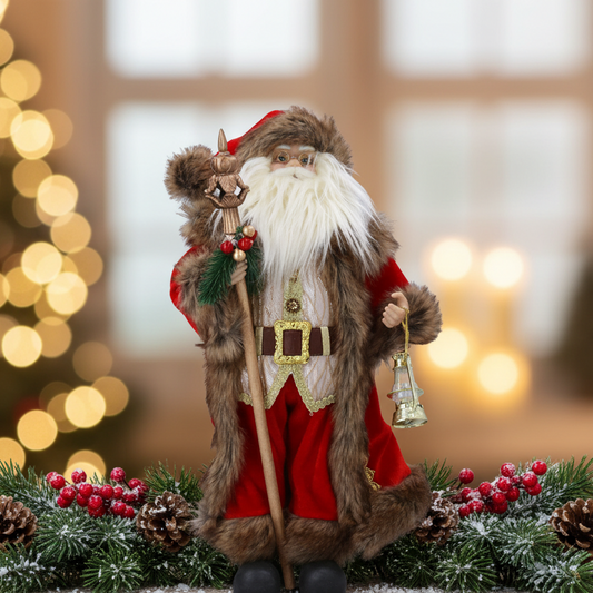 Standing Christmas Santa Ornament 54cm