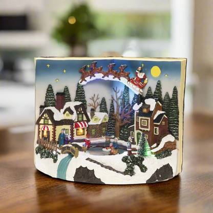 Konstsmide Book Decoration with Christmas Scene