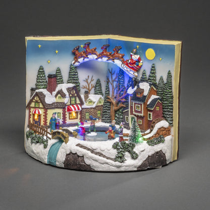 Konstsmide Book Decoration with Christmas Scene