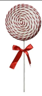 Spiral Candy Cane Lollipop Christmas Decoration