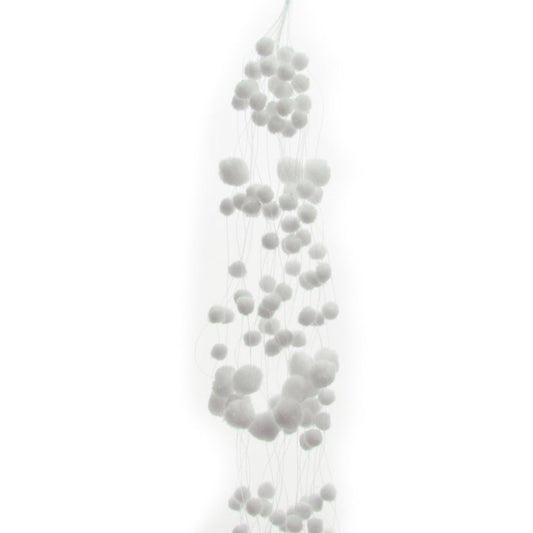 Snowball Garland Christmas Decoration 78cm