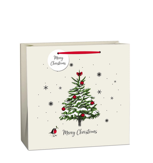 Eco-Friendly Fsc™ Sustainable Christmas Gift Bag Tree Design
