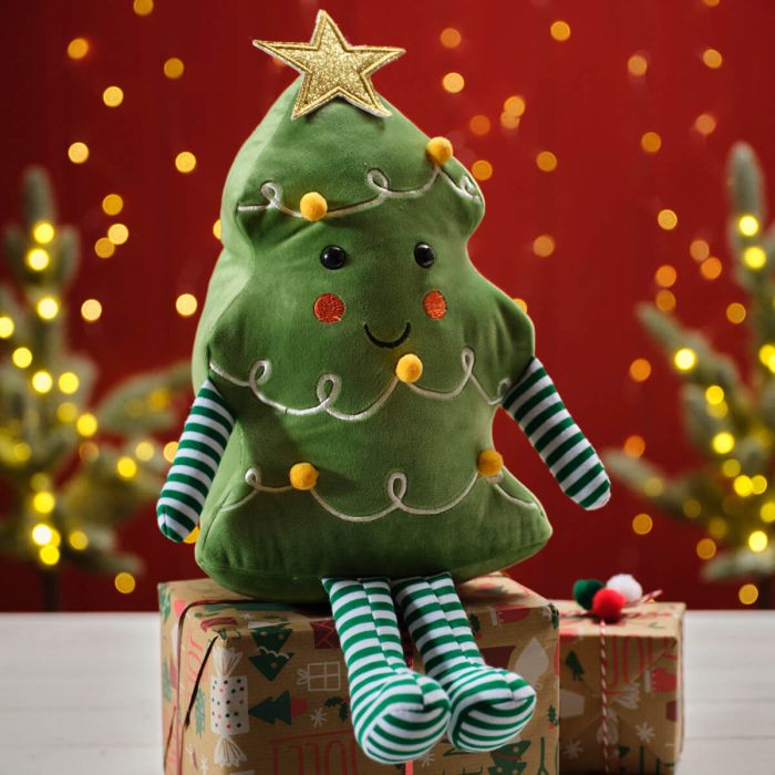 Jingle and Joy Christmas Tree Door Stop