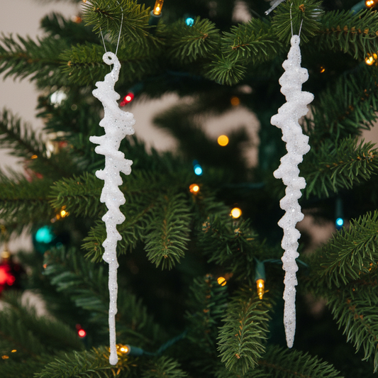 Jack Frost Icicle Christmas Tree Decorations