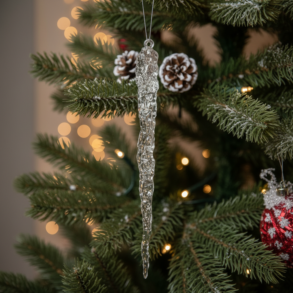 Frozen Icicle Christmas Decoration 18.5cm