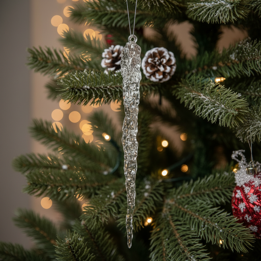 Frozen Icicle Christmas Decoration 18.5cm