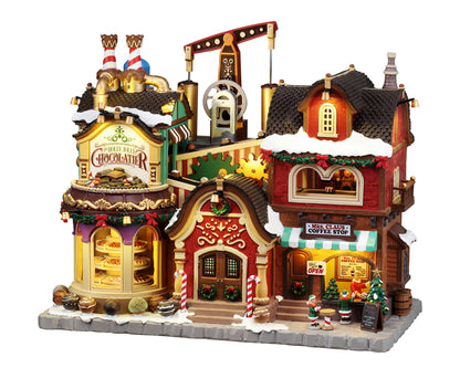 Lemax The Holly Jolly Chocolatier & Mrs Claus Coffee Shop