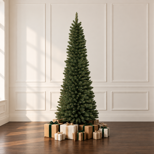 Everlands Pencil Pine 210cm/7ft Christmas Tree