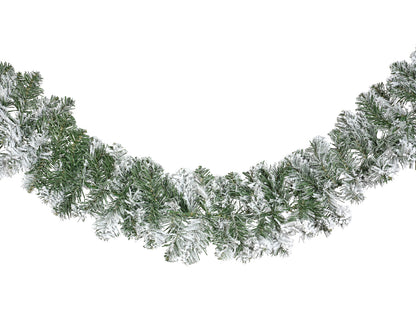 Snowy Imperial Christmas Garland 270cm